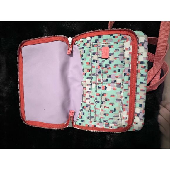 Fossil Multicolor Top Zip Keyper Crossbody Purse - Picture 2 of 6